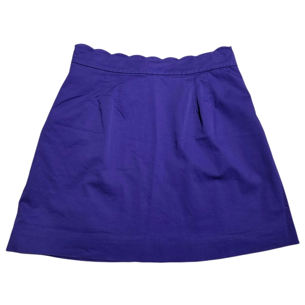 J. Crew scalloped mini skirt Size 6